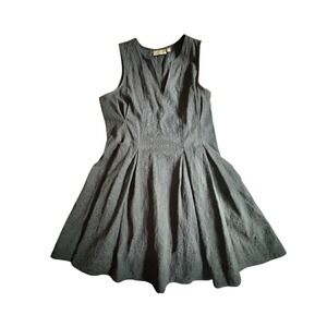 PRINCESS VERA WANG Black Fit & Flare Dress Sleeveless V-Neck Black SZ JUNIORS 11